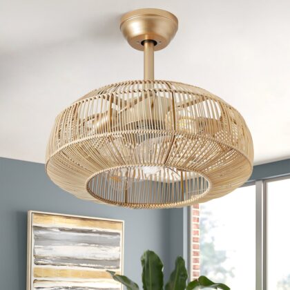 Artelia 20'' Ceiling Fan with Light Kit (New, Open box)