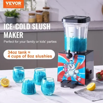 Slushy Machine for Home Margarita Slush Maker 34oz Frozen Drink Machine ( Used Like New)
