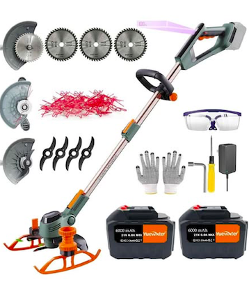 WeGofly Cordless Grass Trimmer, (Used Like New)