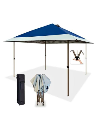 15FT Double-Sided Patio Umbrella with Base ( New, Open Box)