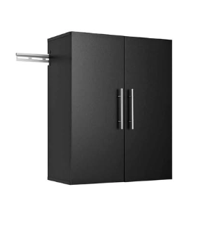 Prepac Black HangUps 24" Upper Garage Cabinet, ( New, Open Box)