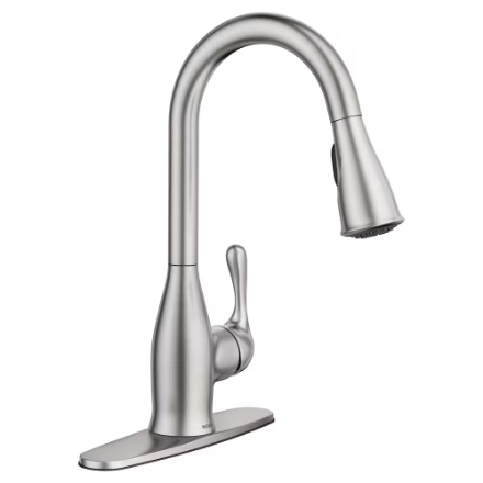 MOEN Kaden Pull Down Kitchen Faucet/Tap in Spot Resistant Stainless Steel ( New, Open Box)