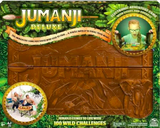 Jumanji Deluxe Game, Immersive Electronic Version of The Classic Adventure Movie Board Game ( Open Box)