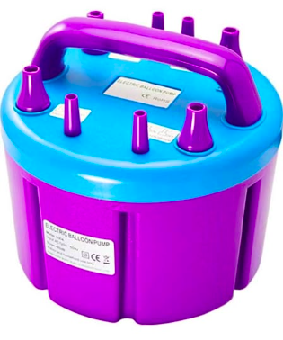 4 Nozzles Electric Balloon Pump Portable 110V Electric Balloon Blower Air Pump Balloons Inflator  (Open Box)