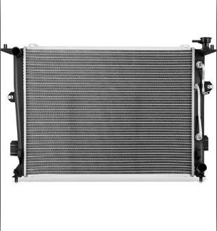DNA MOTORING OE Style 1-Row Aluminum Cooling Radiator Compatible with Hyundai Equus 2012-2016, OEM-R ( New, Open Box)