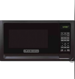 BLACK & DECKER 1.1 cu ft 1000W Microwave Oven ( New, Open Box)