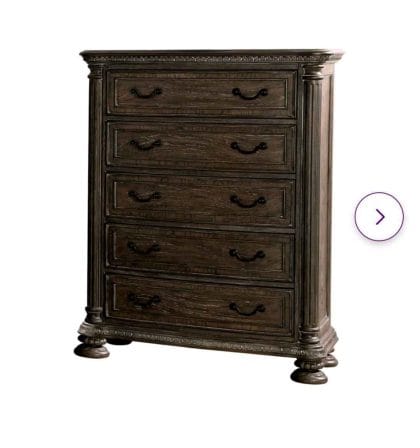 Aketza 40'' W 5 - Drawer Dresser (new)