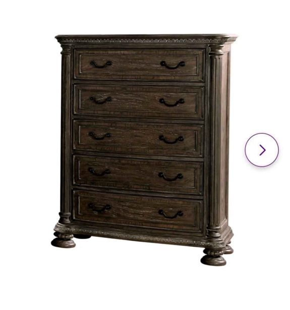 Aketza 40'' W 5 - Drawer Dresser (new)