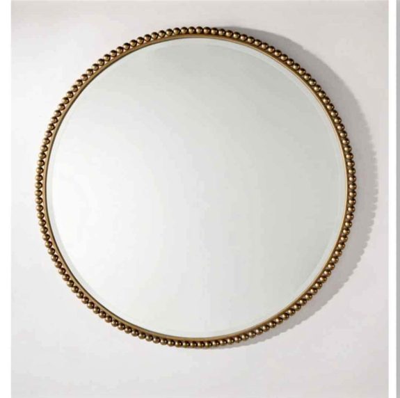 Zentique 50" Round Metal Wall Mirror (new)