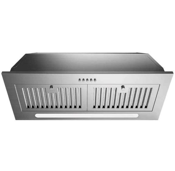 FIREGAS Range Hood 30 inch 600 CFM, Ducted/Ductless Convertible Range hood, Stainless Steel Kitchen (new open box)