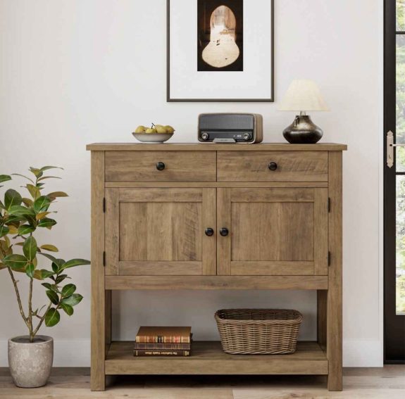 Latiasha 35.4" Console with Drawers and Cabinet