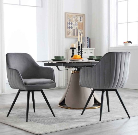 Swivel Dining Chair (Set of 2) (new)